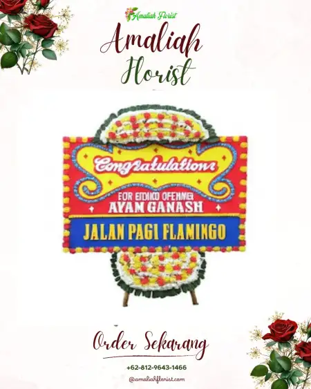 Sewa Papan Bunga Manggisan